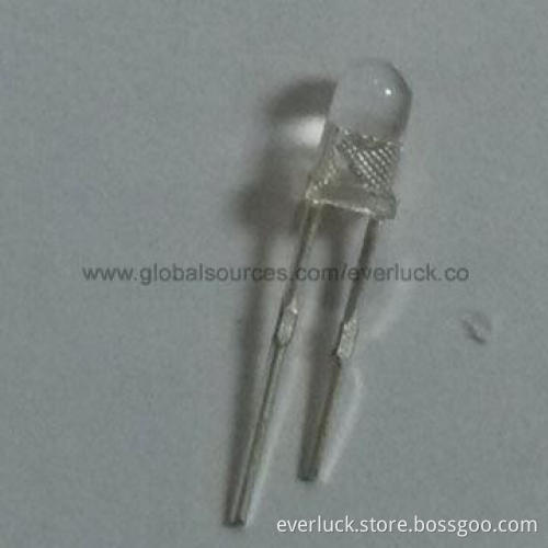 3mm Round Red LED Components Diode, Competitive Price and Prompt Delivery, 5-year Warranty
